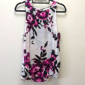 Violet + Claire large floral tank top